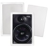 Bic America Weather-Resistant In-Wall 150W 6.5" Speakers with Pivoting Tweeters M-PRO6W